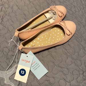 Girls size 13 pink flats